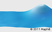 Shaded Relief Panoramic Map of the area around 57° 10' 28" S, 97° 49' 29" E