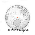 Outline Map of the Area around 57° 32' 24" S, 101° 13' 29" E, rectangular outline