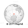 Outline Map of the Area around 57° 32' 24" S, 102° 4' 29" E, rectangular outline