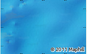 Physical Map of the area around 57° 32' 24" S, 106° 19' 29" E