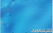 Shaded Relief Map of the area around 57° 32' 24" S, 106° 19' 29" E