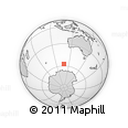 Outline Map of the Area around 57° 32' 24" S, 108° 1' 30" E, rectangular outline
