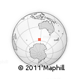 Outline Map of the Area around 57° 32' 24" S, 115° 40' 30" E, rectangular outline
