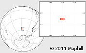 Blank Location Map of the area around 57° 32' 24" S, 115° 31' 30" W