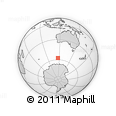 Outline Map of the Area around 57° 32' 24" S, 116° 31' 30" E, rectangular outline