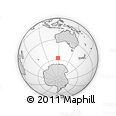 Outline Map of the Area around 57° 32' 24" S, 118° 13' 29" E, rectangular outline