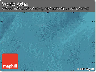 Satellite Map of the Area around 57° 32' 24" S, 119° 4' 29" E