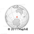 Outline Map of the Area around 57° 32' 24" S, 119° 4' 29" E, rectangular outline