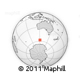 Outline Map of the Area around 57° 32' 24" S, 120° 46' 30" E, rectangular outline