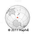 Outline Map of the Area around 57° 32' 24" S, 165° 49' 29" E, rectangular outline