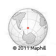 Outline Map of the Area around 57° 32' 24" S, 28° 49' 30" W, rectangular outline