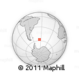 Outline Map of the Area around 57° 32' 24" S, 35° 37' 30" W, rectangular outline