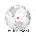 Outline Map of the Area around 57° 32' 24" S, 36° 28' 30" W, rectangular outline
