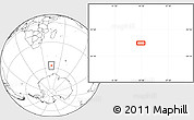 Blank Location Map of the area around 57° 32' 24" S, 44° 16' 29" E
