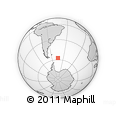 Outline Map of the Area around 57° 32' 24" S, 44° 7' 30" W, rectangular outline