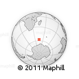 Outline Map of the Area around 57° 32' 24" S, 45° 7' 30" E, rectangular outline