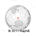 Outline Map of the Area around 57° 32' 24" S, 45° 58' 30" E, rectangular outline