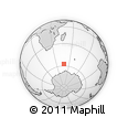 Outline Map of the Area around 57° 32' 24" S, 47° 40' 29" E, rectangular outline