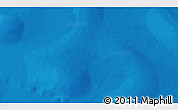 Shaded Relief 3D Map of the area around 57° 32' 24" S, 48° 31' 29" E
