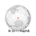 Outline Map of the Area around 57° 32' 24" S, 48° 31' 29" E, rectangular outline