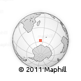 Outline Map of the Area around 57° 32' 24" S, 51° 4' 30" E, rectangular outline