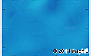 Shaded Relief Map of the area around 57° 32' 24" S, 55° 19' 30" E