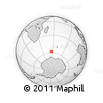 Outline Map of the Area around 57° 32' 24" S, 55° 19' 30" E, rectangular outline
