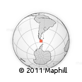 Outline Map of the Area around 57° 32' 24" S, 67° 4' 29" W, rectangular outline
