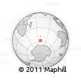Outline Map of the Area around 57° 32' 24" S, 68° 55' 30" E, rectangular outline