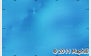 Physical Map of the area around 57° 32' 24" S, 96° 7' 30" E