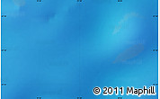 Physical Map of the area around 57° 32' 24" S, 97° 49' 29" E