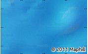 Shaded Relief Map of the area around 57° 32' 24" S, 97° 49' 29" E