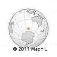 Outline Map of the Area around 57° 54' 14" S, 102° 55' 30" E, rectangular outline