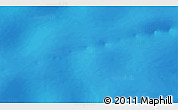 Shaded Relief 3D Map of the area around 57° 54' 14" S, 103° 46' 30" E