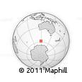 Outline Map of the Area around 57° 54' 14" S, 119° 4' 29" E, rectangular outline