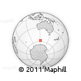 Outline Map of the Area around 57° 54' 14" S, 121° 37' 30" E, rectangular outline