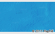 Physical 3D Map of the area around 57° 54' 14" S, 127° 34' 30" E