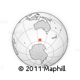 Outline Map of the Area around 57° 54' 14" S, 127° 34' 30" E, rectangular outline