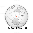 Outline Map of the Area around 57° 54' 14" S, 128° 25' 30" E, rectangular outline