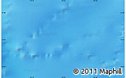 Shaded Relief Map of the area around 57° 54' 14" S, 145° 25' 30" E