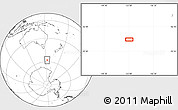 Blank Location Map of the area around 57° 54' 14" S, 153° 4' 29" E
