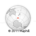 Outline Map of the Area around 57° 54' 14" S, 164° 58' 29" E, rectangular outline