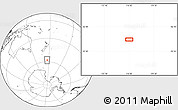 Blank Location Map of the area around 57° 54' 14" S, 176° 1' 30" E