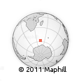 Outline Map of the Area around 57° 54' 14" S, 44° 16' 29" E, rectangular outline