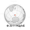 Outline Map of the Area around 57° 54' 14" S, 45° 7' 30" E, rectangular outline
