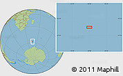 Savanna Style Location Map of the area around 57° 54' 14" S, 45° 58' 30" E