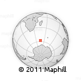 Outline Map of the Area around 57° 54' 14" S, 45° 58' 30" E, rectangular outline