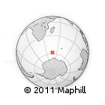 Outline Map of the Area around 57° 54' 14" S, 46° 49' 30" E, rectangular outline