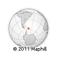 Outline Map of the Area around 57° 54' 14" S, 46° 40' 29" W, rectangular outline