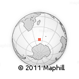 Outline Map of the Area around 57° 54' 14" S, 48° 31' 29" E, rectangular outline